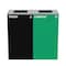 Alpine Industries 58-Gallon 2-Stream Black Steel-Green Compost Bin Station ALP4450-BLK-KIT9 - alternate 1